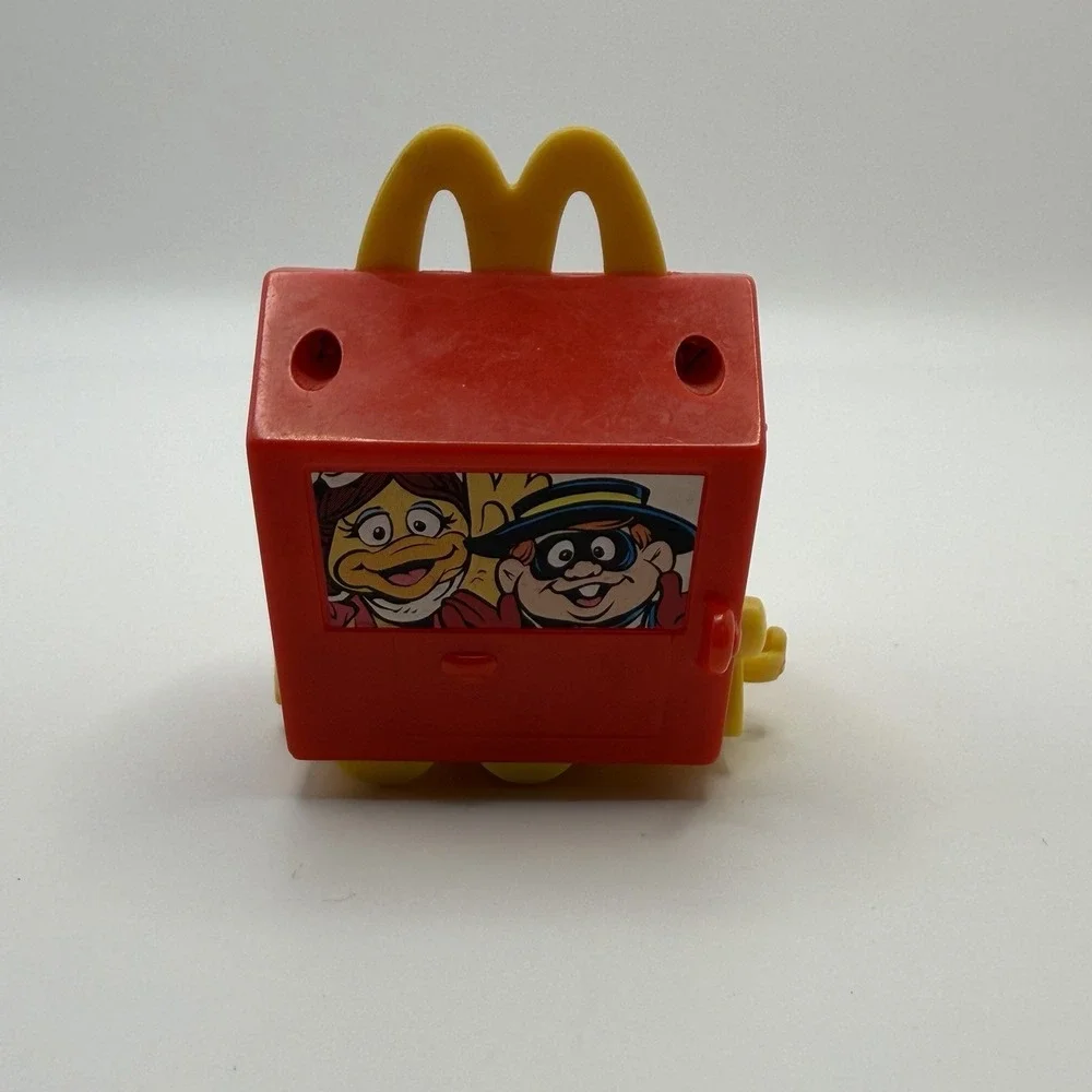 MCDONALD'S HAPPY MEAL RONALD MCDONALD DRIVING TRAIN CART VNTG (1994) TOY